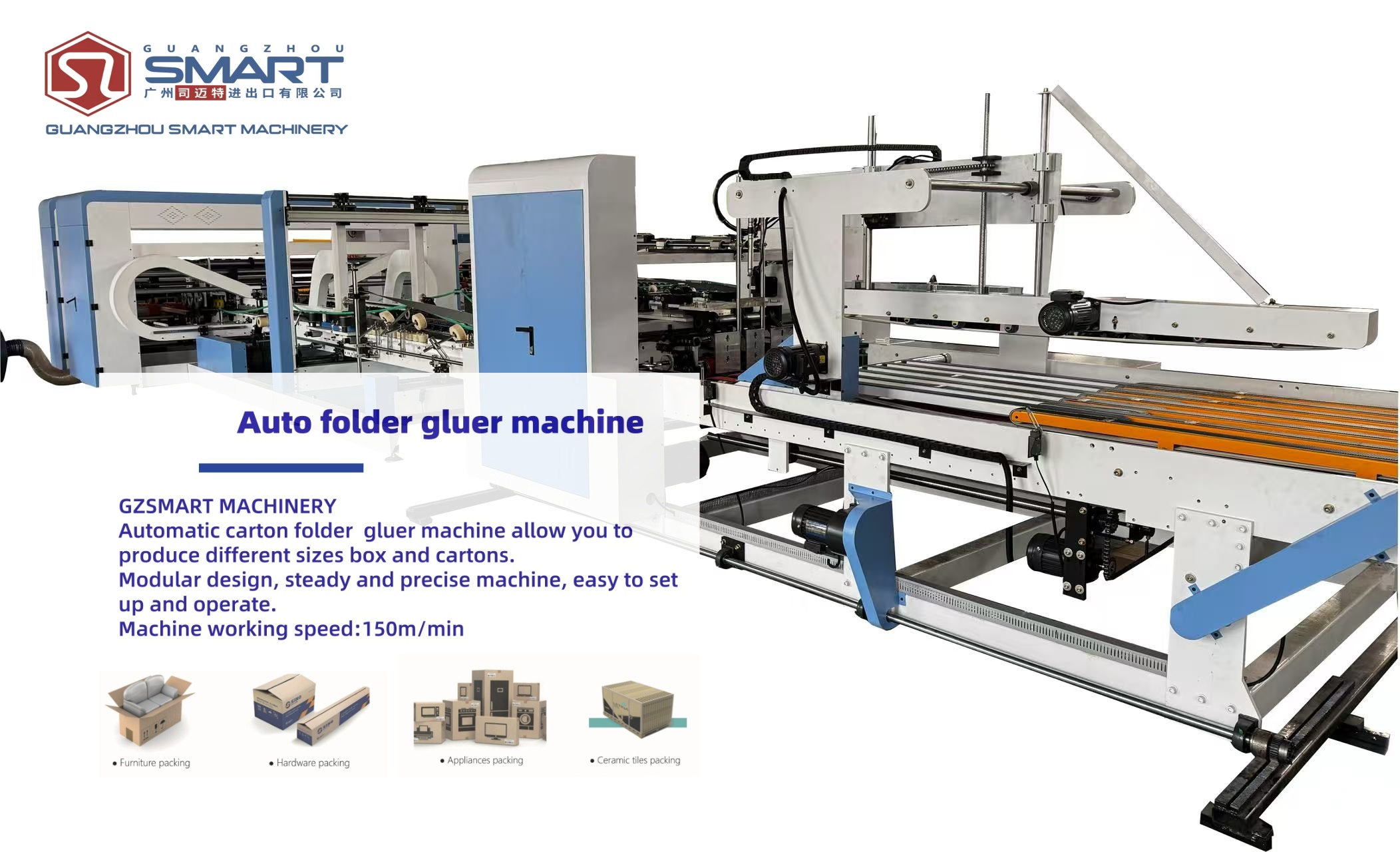 Machine Setup Folder Eco Automatic Folder Gluer and Stitcher Machine Carton