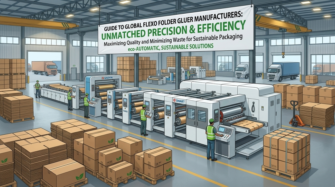 Leading global manufacturers showcasing a high quality 3 5 7 ply corrugated cardboard production line in a modern automated packaging factory.