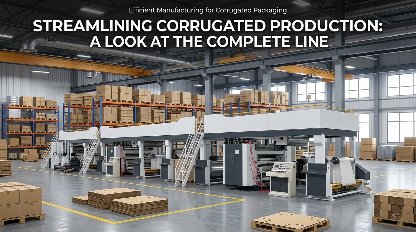 Corrugated cardboard production line manufacturers providing complete automated solutions for industrial packaging plants.