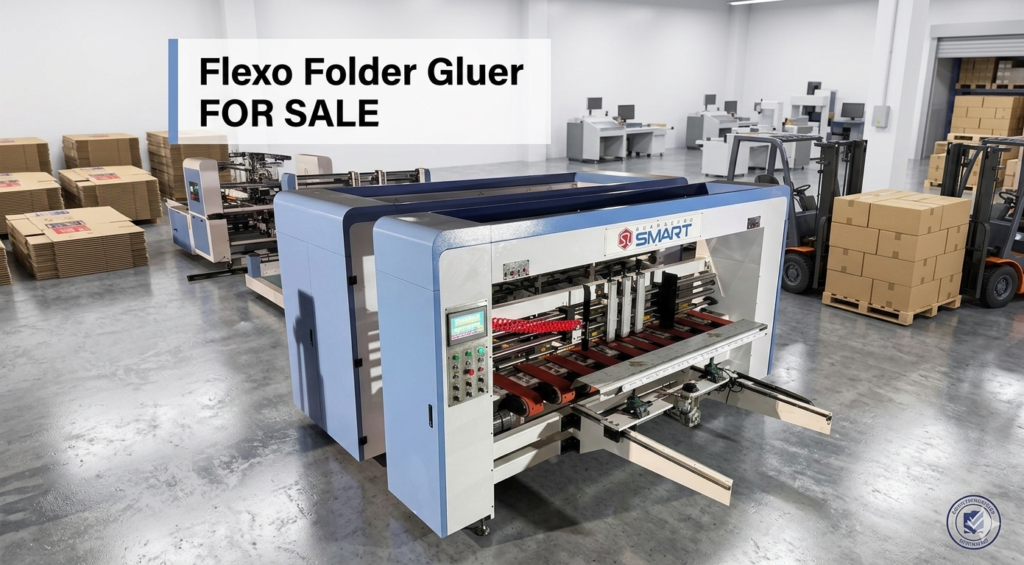 Detailed view of a high-output glue making machine and multi-tank setup, relevant to flexo folder gluer applications, for sale.